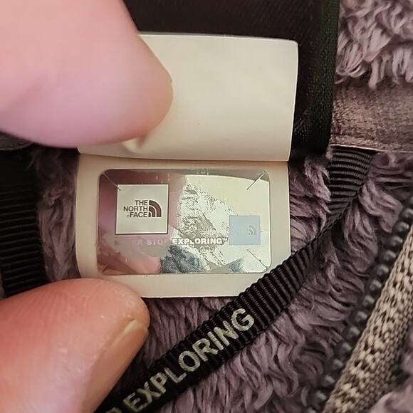 The North Face Fuzzy Hooded Full Zip Jacket Womens Size Small - Picture 9 of 13